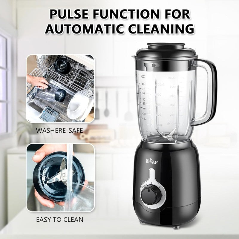 700W Countertop Blender 40Oz Cup 3 Speed Ice Crusher Smoothie Maker 20252