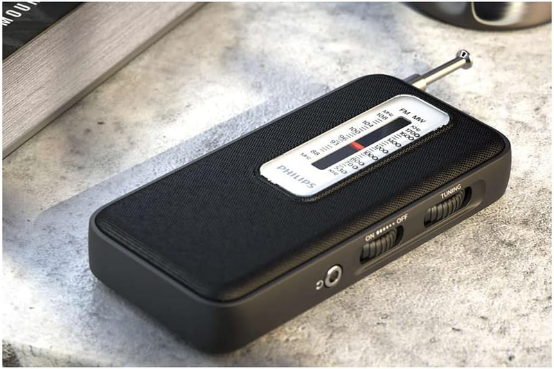 Compact Battery Operated AM/FM Radio with Tuning Light and Great Reception7