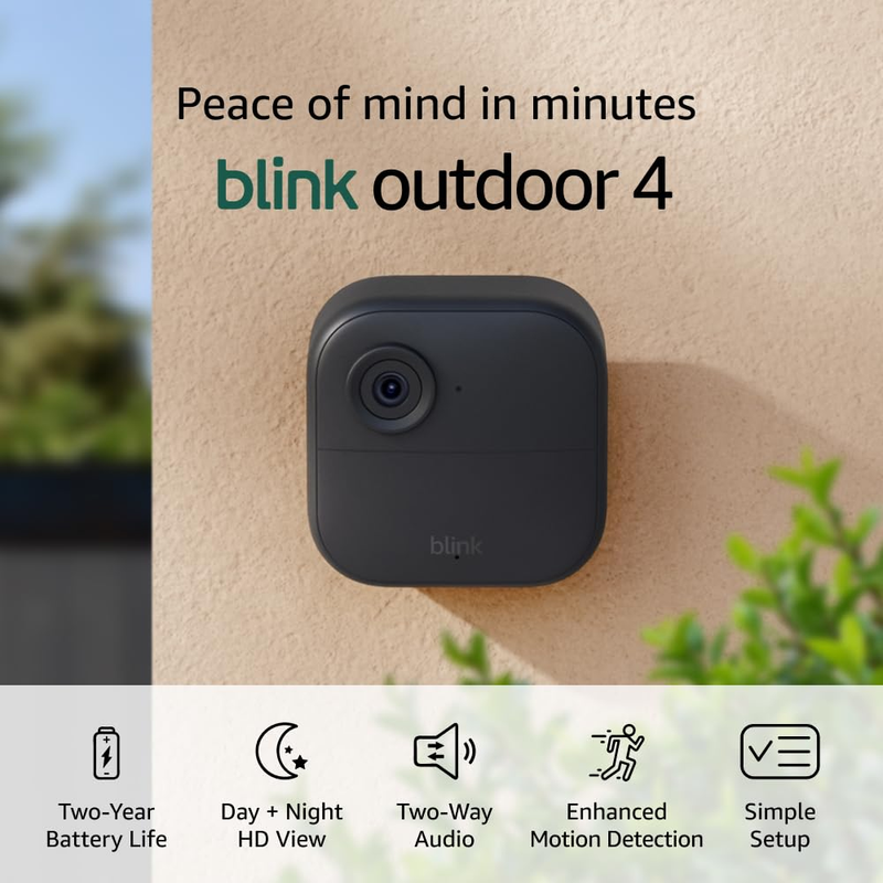 Outdoor 4 Wireless Smart Security Camera Add On 2 Year Battery Two Way Talk0
