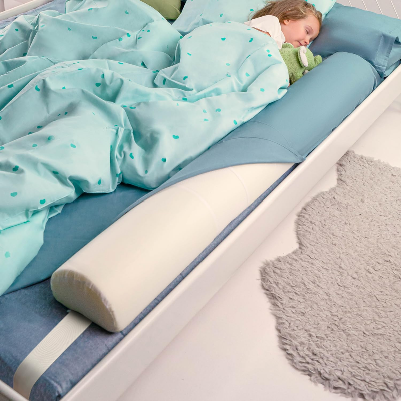 Toddler Bed Bumper 53" | Safe Bed Rails for All Bed Sizes | Foam Barrier9