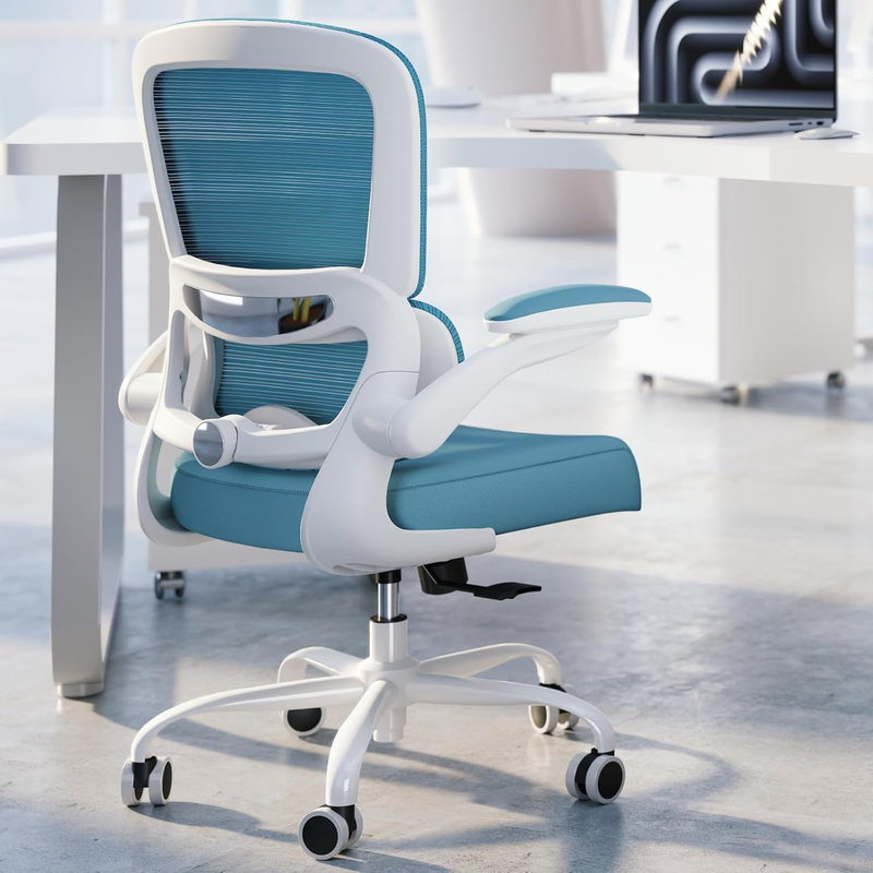 Ergonomic Office Chair Mesh Desk Chair Adjustable Executive Computer Sky Blue9