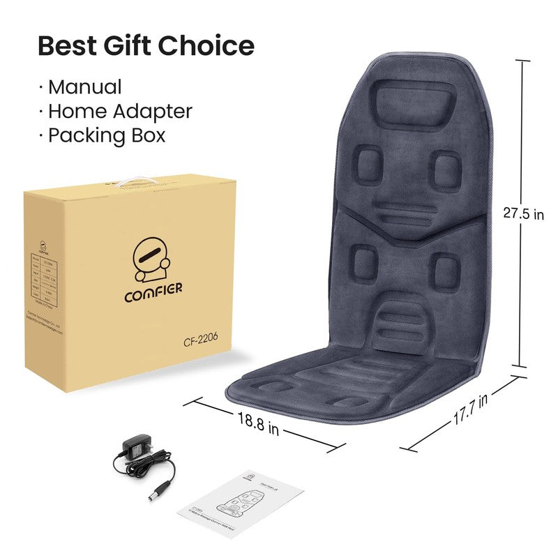 Back Massager with Heat, Massage Seat Cushion for Back Pain Relief, Chair Massag6