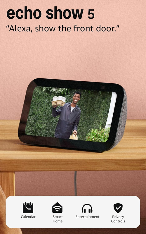 Echo Show 5 Smart Display Alexa 2X Bass Clear Sound Charcoal11