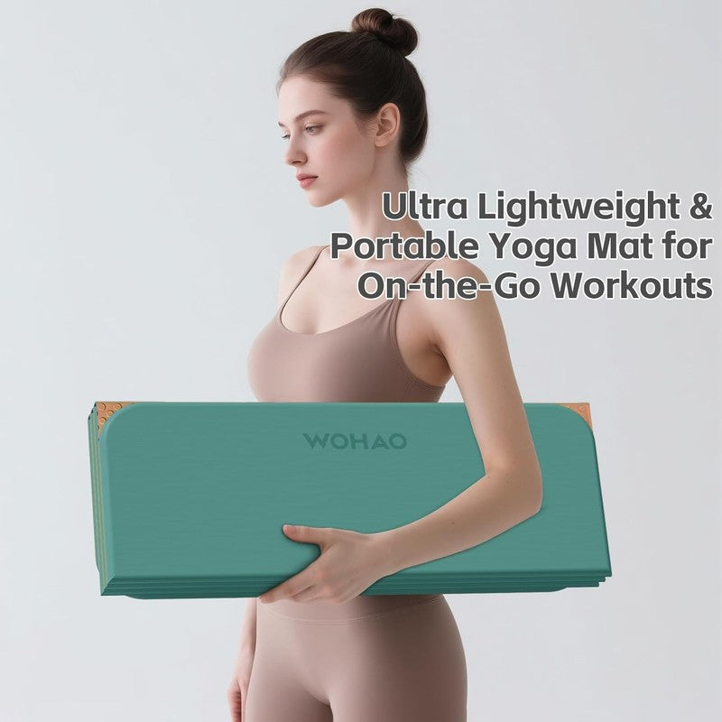 7 Fold Yoga Mat 70"X24"   1/2 Inch Thick Folding Exercise Mat, Compact Non Slip 3