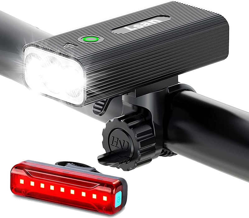 Super Bright USB Rechargeable Bike Lights Front & Rear 3+5 Modes IPX5 Waterproof9