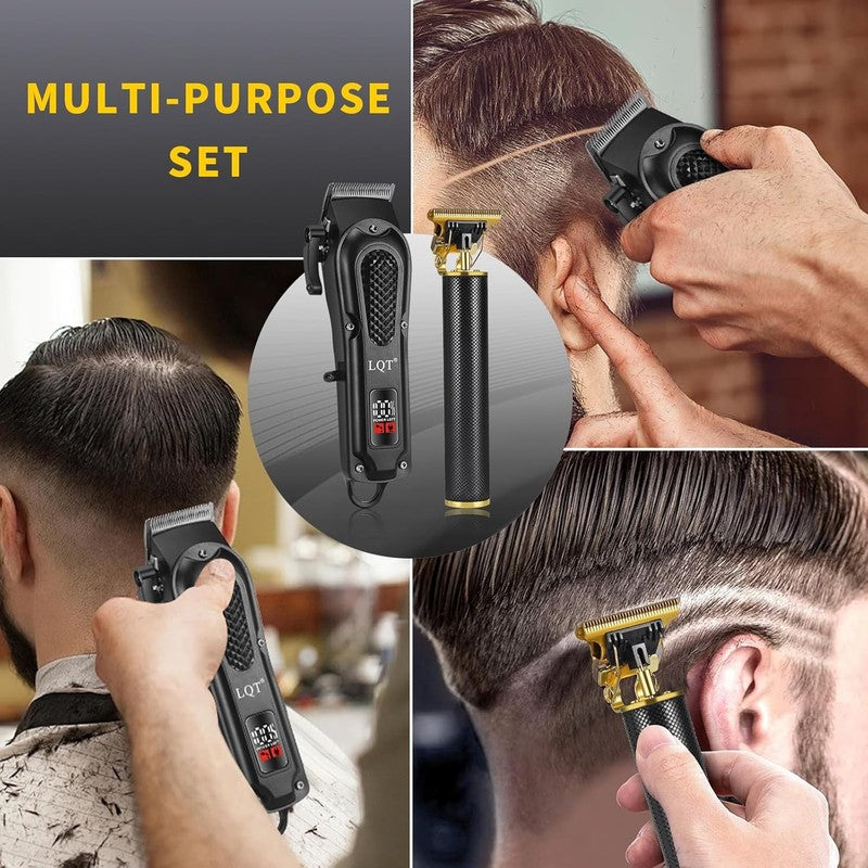 Men’s Professional Hair Clippers | Cordless & Corded Barber Grooming Trimmer4
