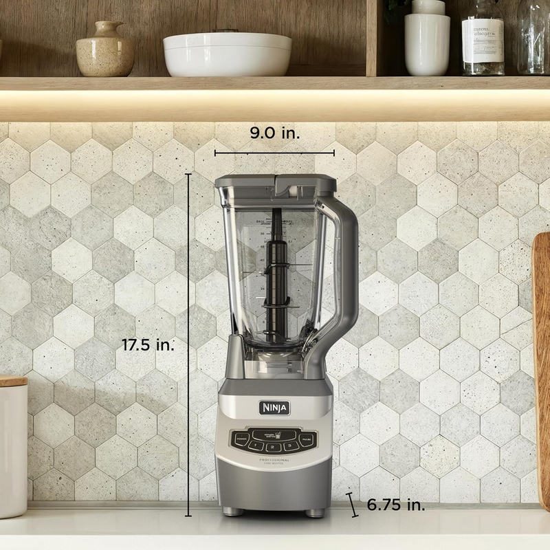 Ninja BL660 Blender 1100W Smoothie Food Processor 72oz Pitcher Set Gray5