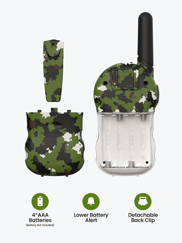 Kids Walkie Talkies 3 Pack Long Range Toy Radios Boys & Girls 3 12 Army7
