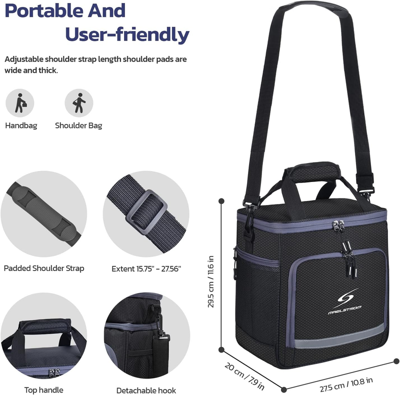 Insulated Lunch Bag Men Women Leakproof Cooler Lunch  Bag Portable Lunch Cooler8