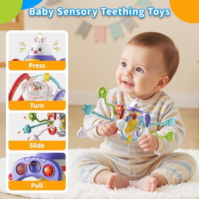 Juguetes Para Bebés 4 En 1 6-12 Meses Niños Niñas, Juguetes Montessori Para Bebé8
