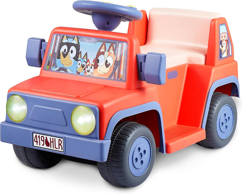 6V Electric Ride-On Car for Kids with Sounds & Music - Rechargeable Fun!0