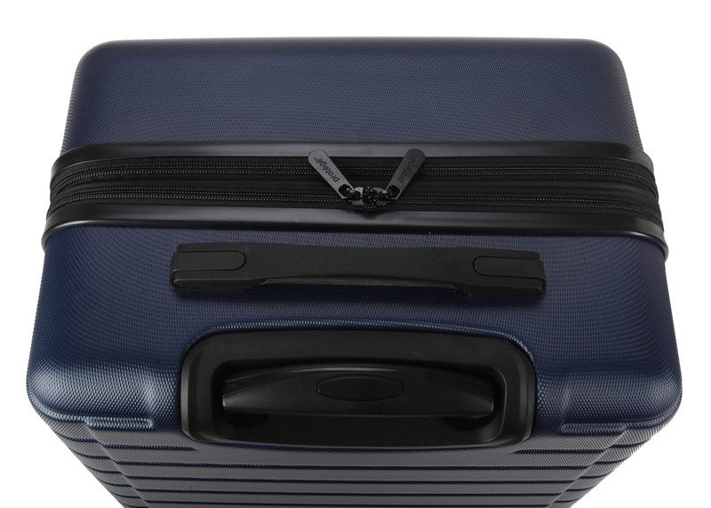 Protégé Vacationer 20" Carry On Expandable Hardside Luggage Navy Cove Spinner10