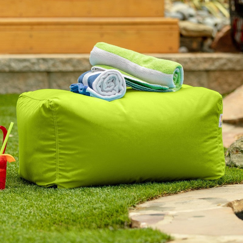 Stylish Leon Outdoor Patio Bean Bag Ottoman for Relaxation and Comfort8