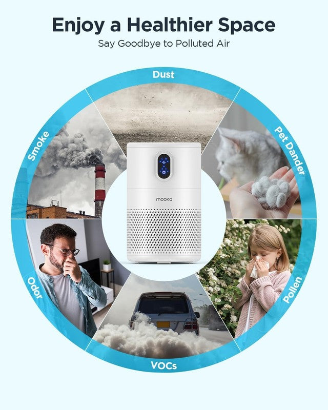 Large Room Air Purifier with H13 HEPA Filter   Odor & Smoke Eliminator5