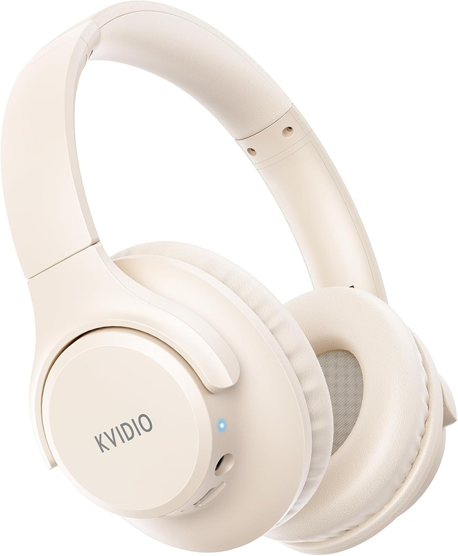 Bluetooth Over Ear Headphones 65H Playtime Wireless Headset Mic Bass11