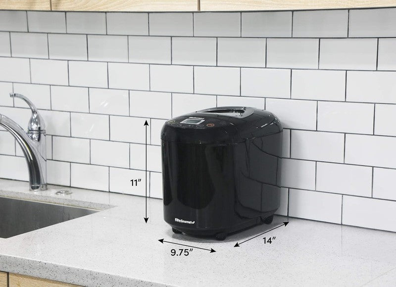 Bread Maker 2LB Black 3 Loaf Sizes 19 Menus Gluten Free7
