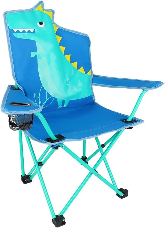 Kids Outdoor Folding Camping & Lawn Chair w/ Cup Holder & Carry Bag2