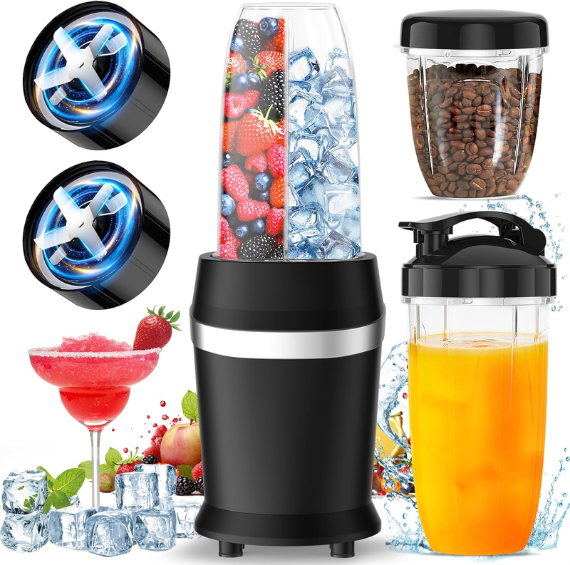 12 Piece Smoothie Blender Maker 25,000 RPM Personal Blender for Ice Crushing Smo9