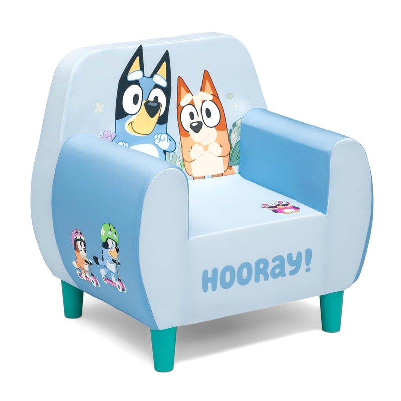 Bluey Foam Chair, Blue0