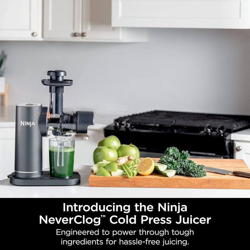Neverclog Cold Press Juicer JC151 – Slow Juicer with Pulp Control, Dishwasher , 1
