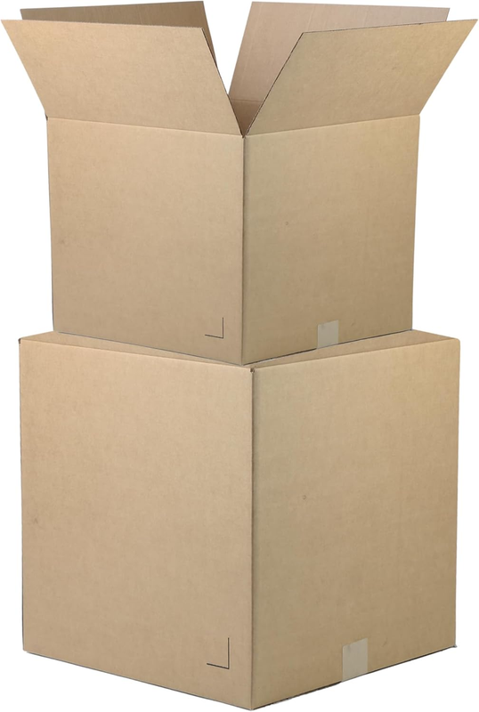 Durable 9x6x4 Brown Corrugated Shipping Boxes   25 Pack   Eco Friendly USA Made9