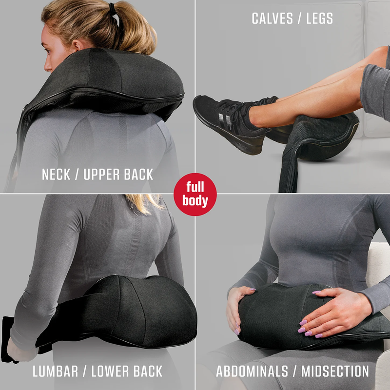 Cordless Shiatsu Shoulder Back Neck Massager w/ Heat USB Rechargeable Black9