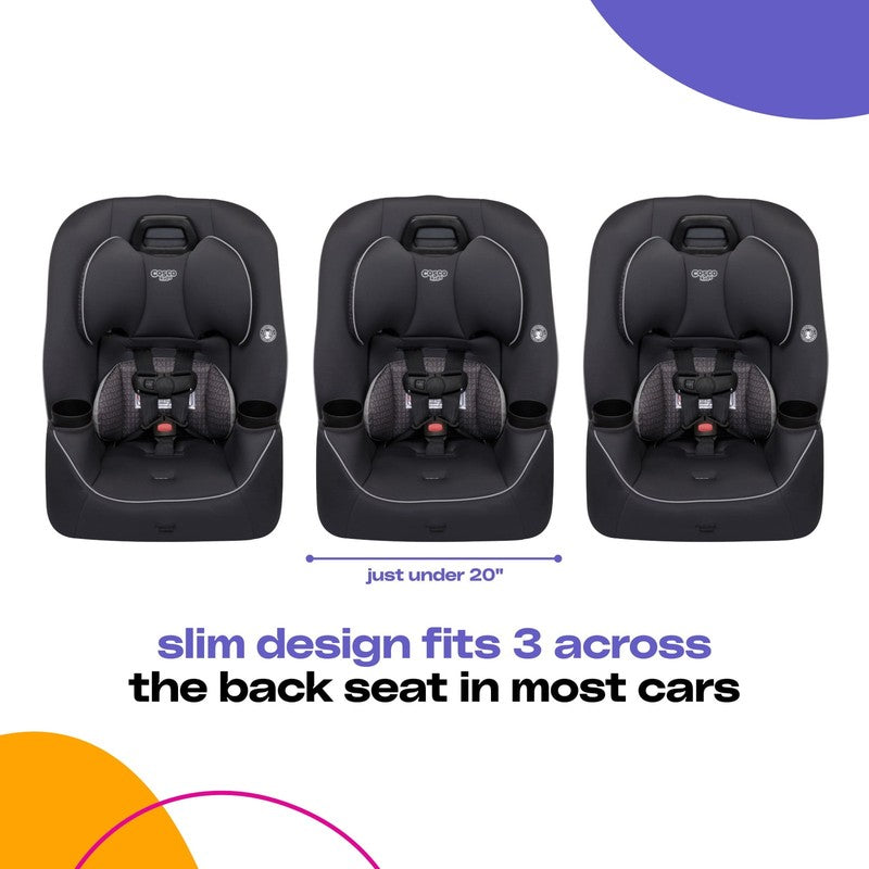  Easy Elite Slim All-In-One Convertible Car Seat, Grey Glyphs, Infant & Toddler3