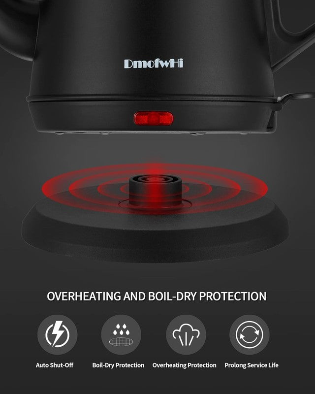 Gooseneck Electric Kettle 1L 1000W Stainless Steel Auto Shut Off Matte Black4