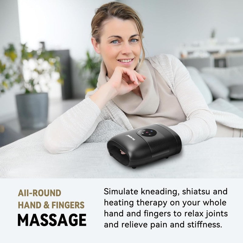 Hand Massager w/ Heat Cordless Portable Arthritis Carpal Tunnel Relief1