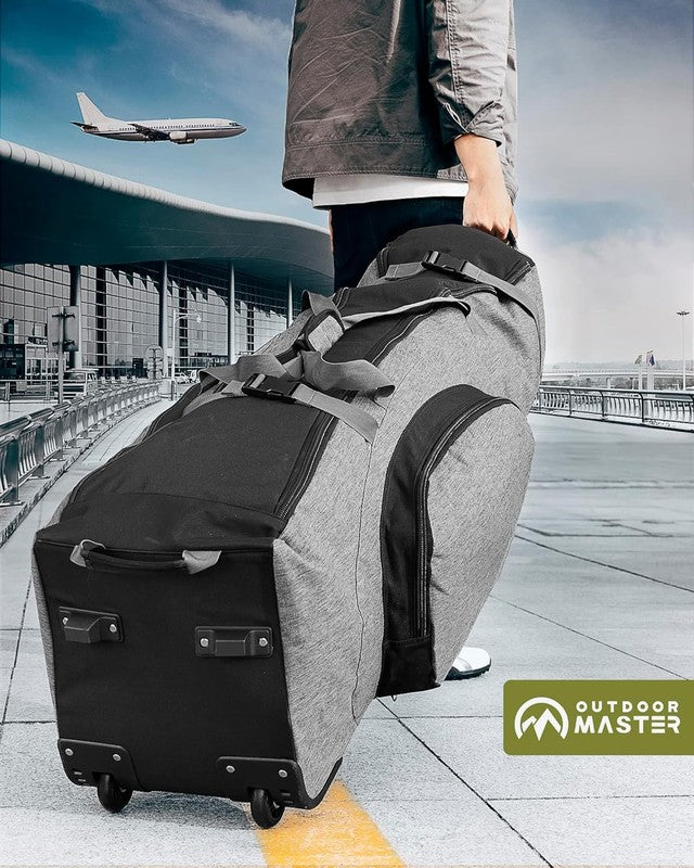 Padded Golf Travel Bag w Wheels 900D Heavy Duty Oxford Soft Sided Waterproof6