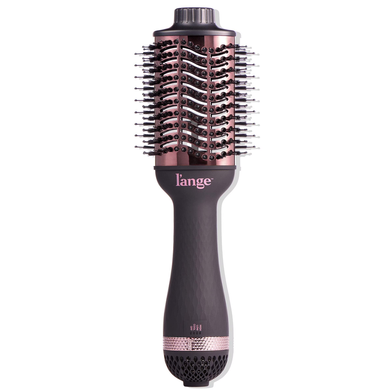 Le Volume 2 in 1 Hot Air Brush Titanium Blow Dryer Styler Blush Oval Barrel0