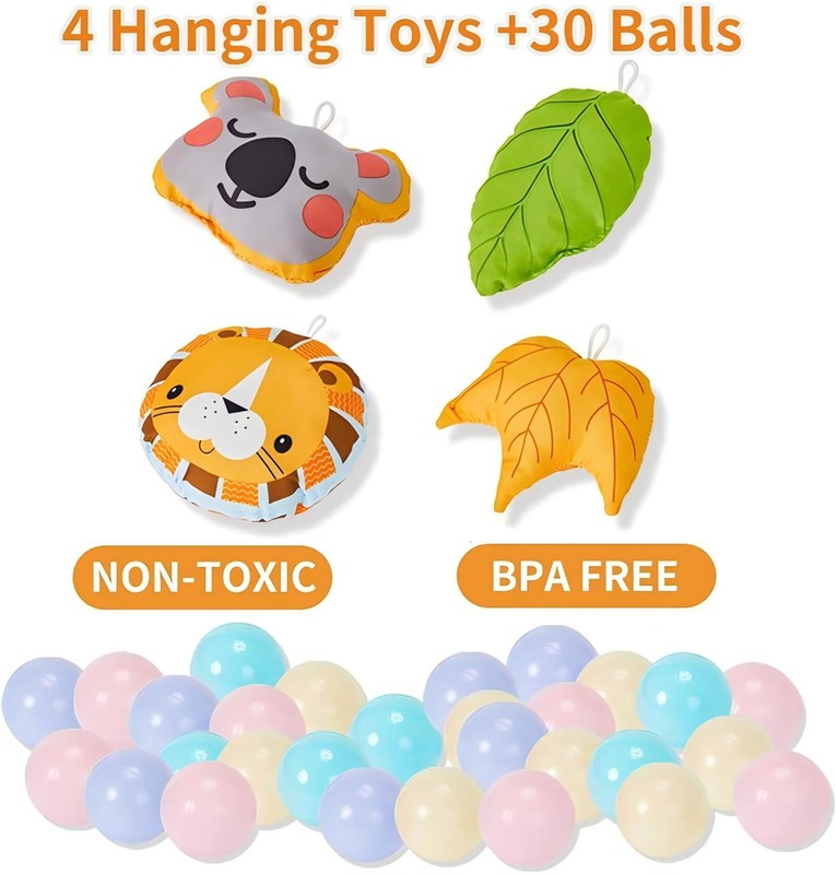 3 in 1 Baby Gym Play Mat Activity Ocean Ball Sensory Toys Gift 0 36M3