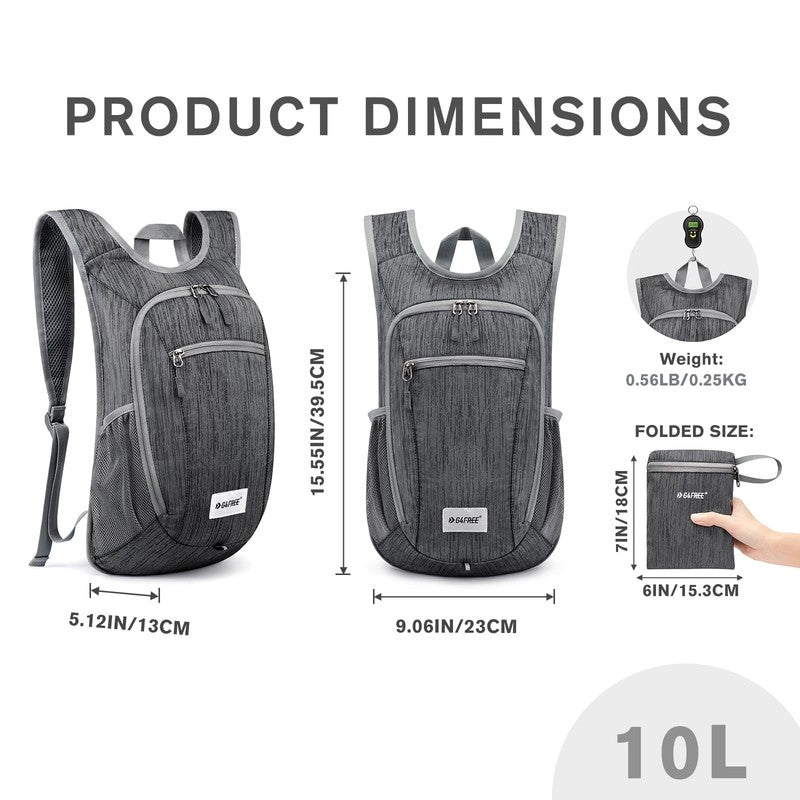10L/15L/20L Hiking Backpack Lightweight Packable Hiking Daypack Small Travel Out5