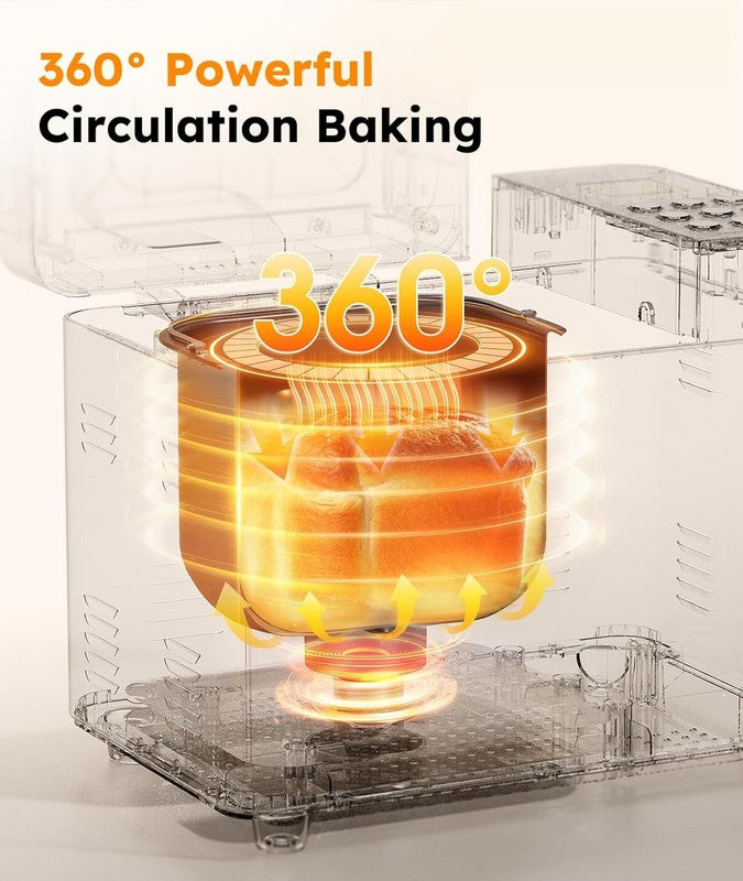 2LB 17-in-1 Bread Maker Machine Stainless Steel Automatic Non-Stick2