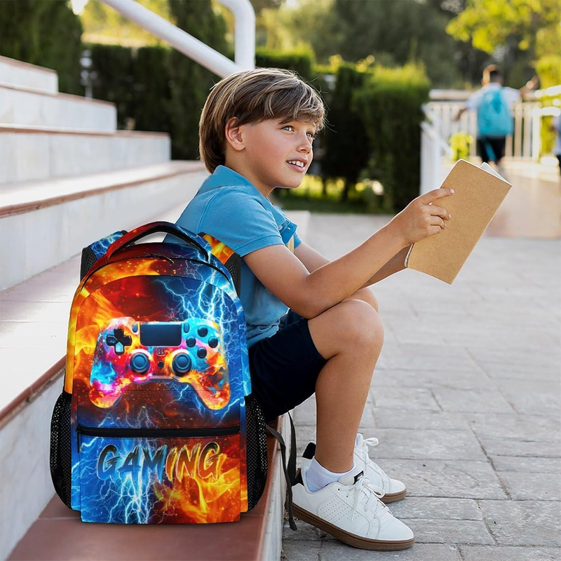 Backpack for Kids School Kindergarten Elementary Primary Middle College, Gaming 1