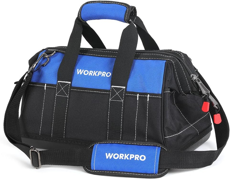 16-Inch Wide Mouth Tool Bag with Water Proof Molded Base0