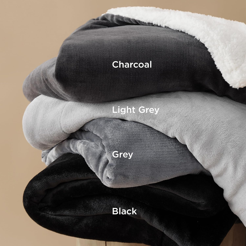 Gentlesoft Sherpa Fleece Blankets Queen Size for Bed - Thick and Warm, Soft Fuzz4