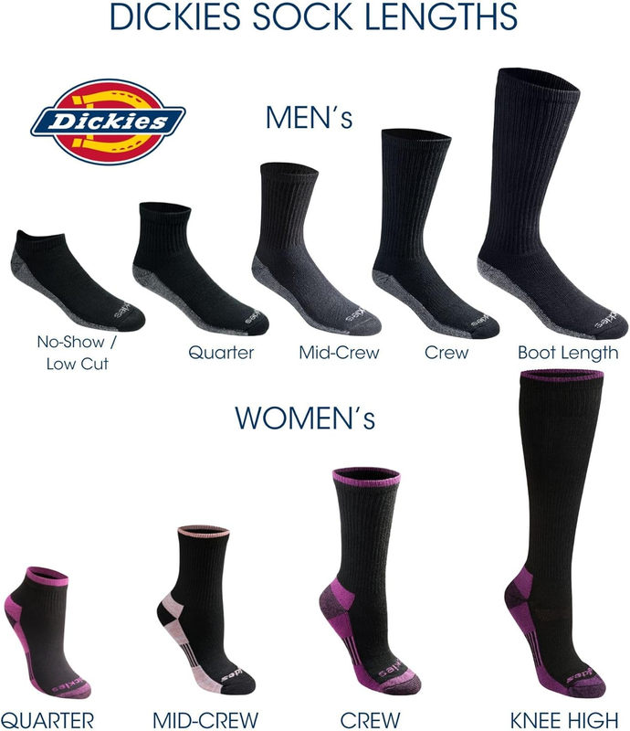 Men's Dri Tech Original Moisture Control Crew Socks M XXL 6 12 18 Pairs5