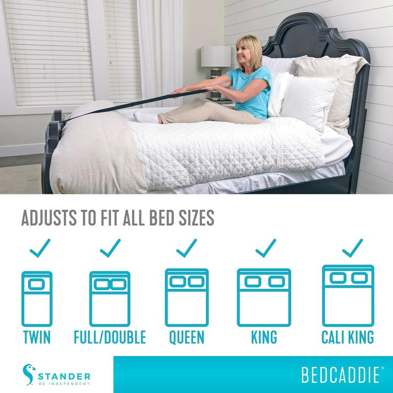 Bedcaddie, Pull-Up Assist Bed-Ladder with Non-Slip Handles for Adults, Seniors, 3