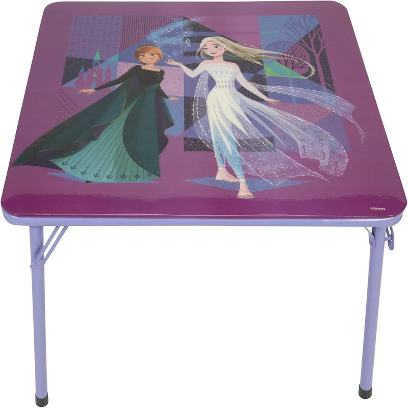 Kids Folding Table & Chairs Set 1 Table 2 Chairs Ages 3–7 70lb Limit8