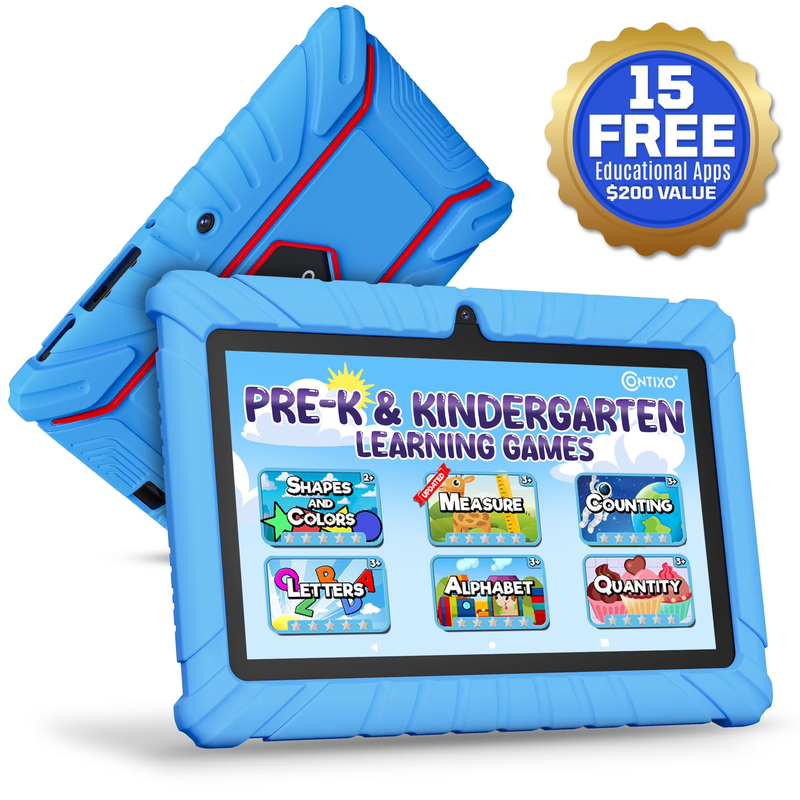 7" Kids Tablet 2025 Model with Epic! & Lingokids, Educational Android Tablet for0
