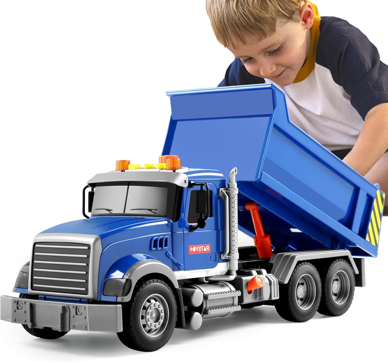 Toddler Trucks Toys for Boys Age 3 5,Big Dump Truck with Lights and Sounds,Kids 9