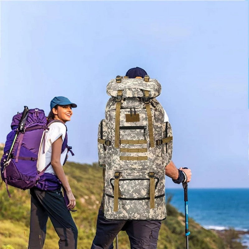 100L Waterproof Hiking Camping Backpack Heavy Duty Durable Outdoor Travel Bag6