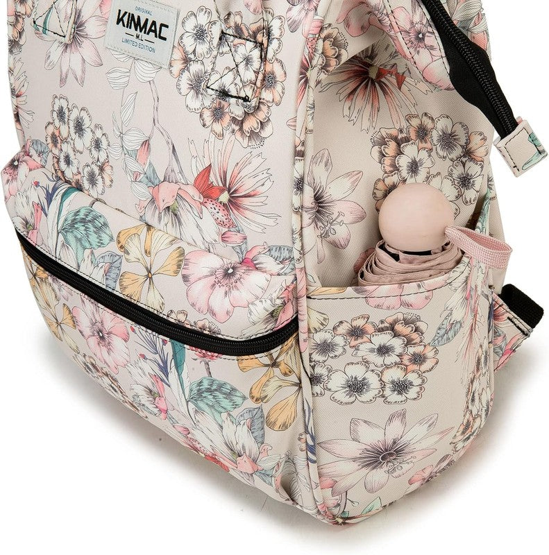 Wide Open Laptop Backpack 15.6" Travel Outdoor Floral Men Women4