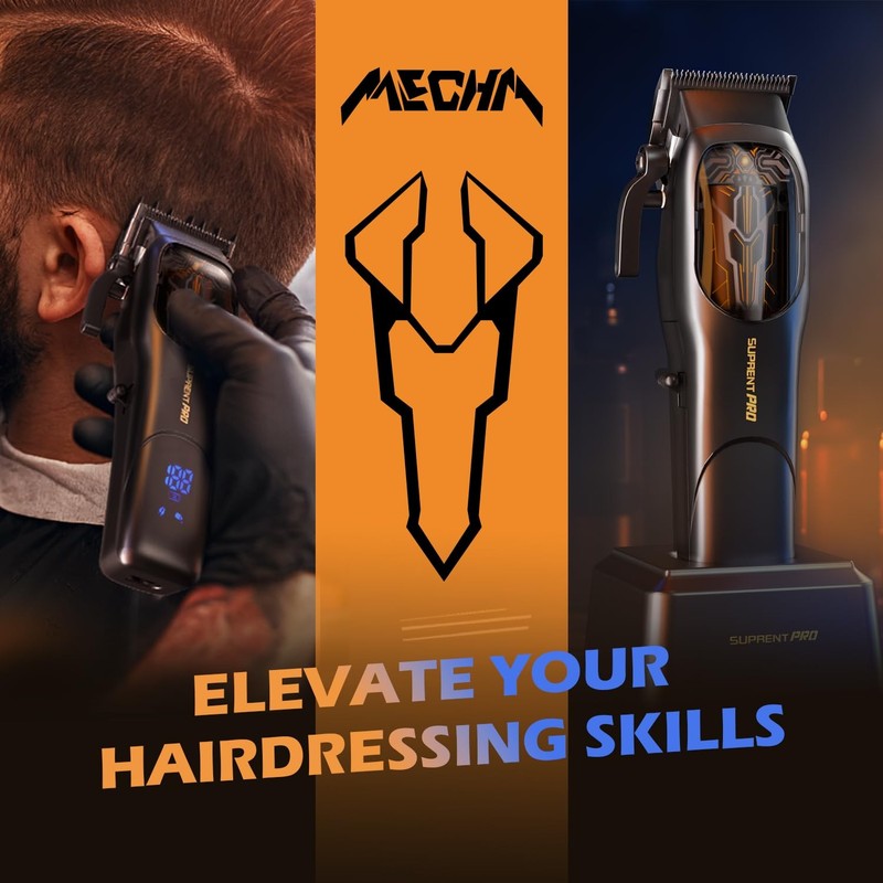 Professional Hair Clippers for Men | Brushless Motor & DLC Ceramic Blade Set5