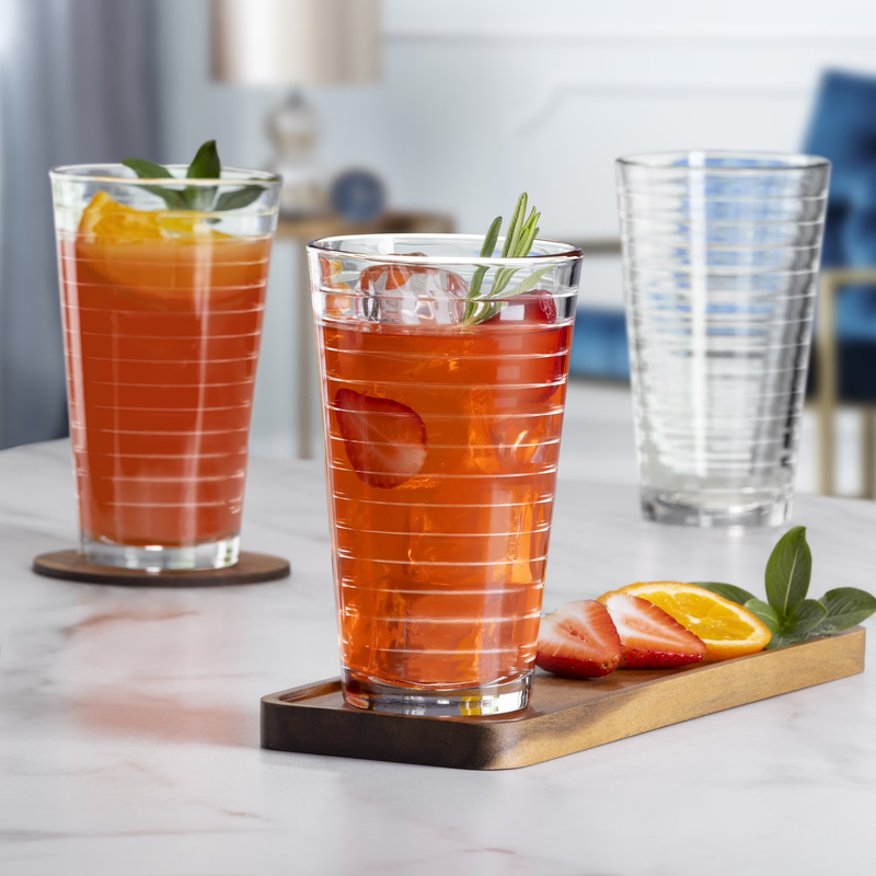 Gallant Glass Drinkware Set, 16.2 Oz, 8 Piece8