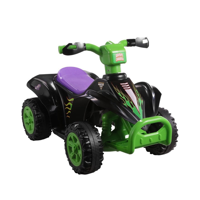ATV Quad, 6V Battery Powered Ride on for Kids Ages 1.5+, Green6