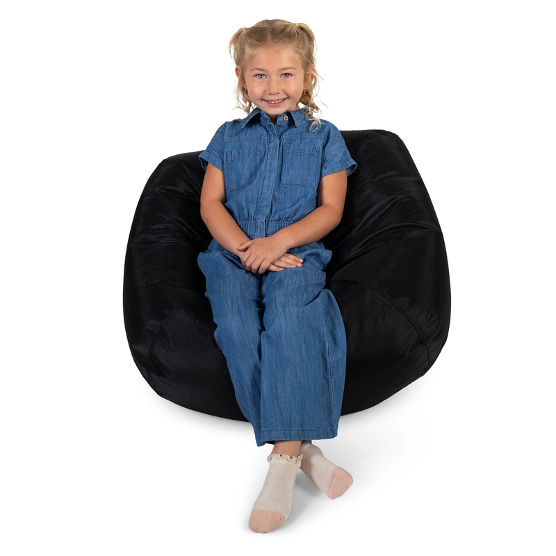 Classic Bean Bag Chair for Kids Bedroom and Reading Nook, Easy Clean Stretch Lim1