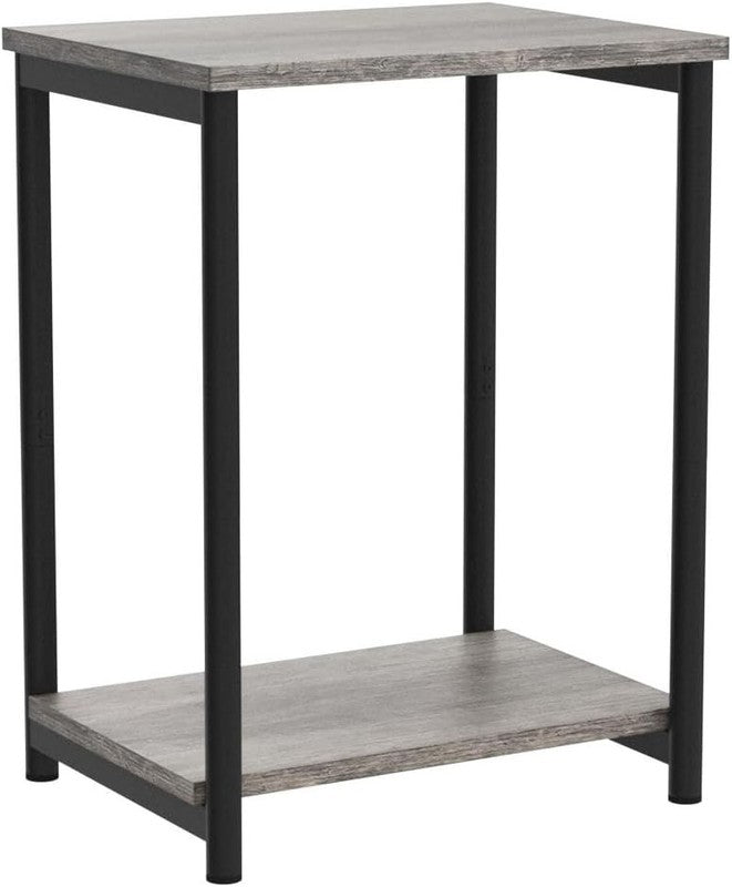 Set of 2 Side Tables Small End Tables Nightstand Living Room Bedroom Greige4