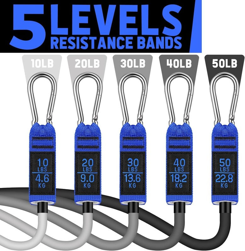 Ultimate Resistance Bands Set for Home Workouts, Strength Training & Therapy1